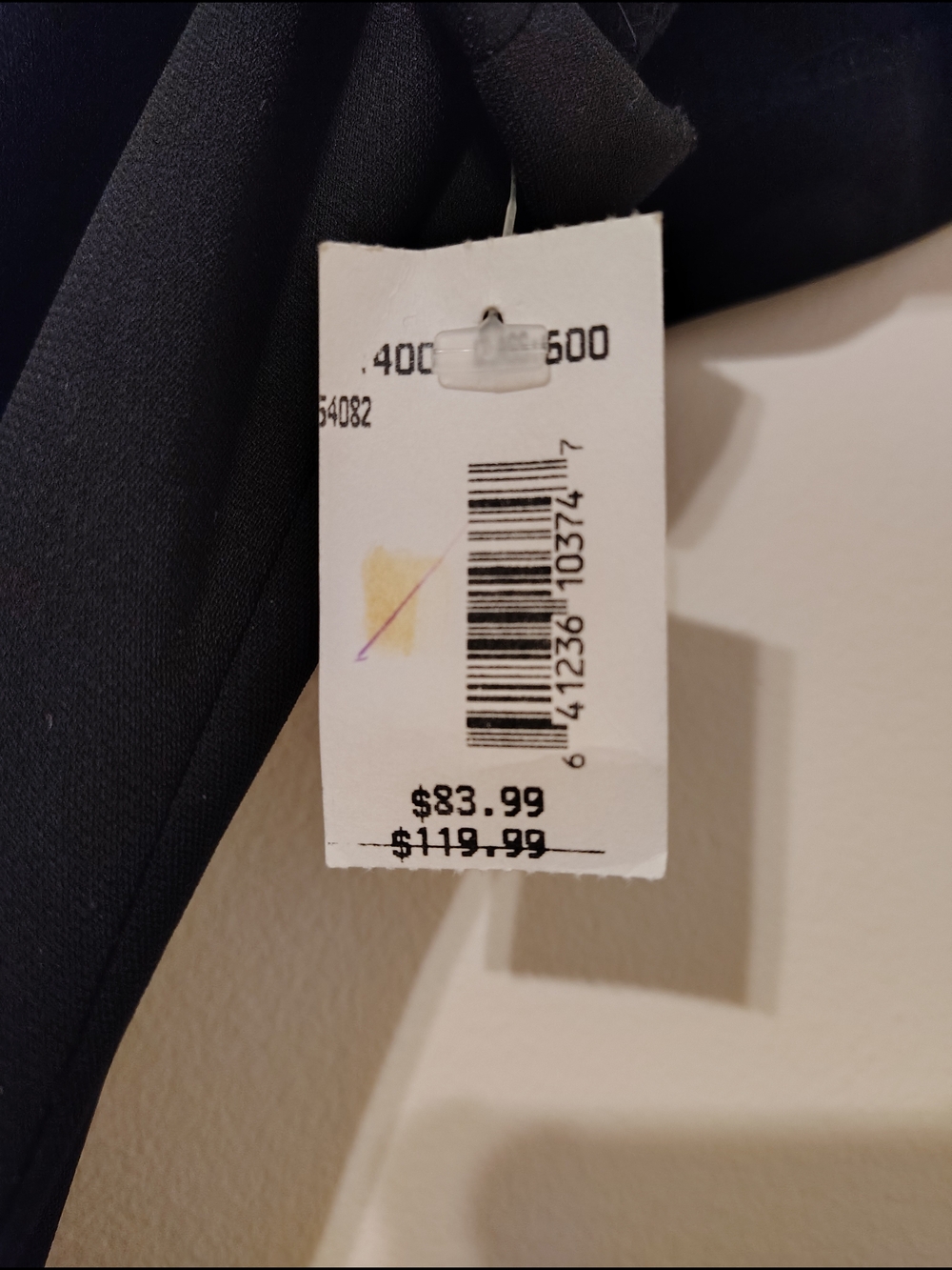 Black Wrap-Style Women's Dress - Unbranded - Picture 4 of 4